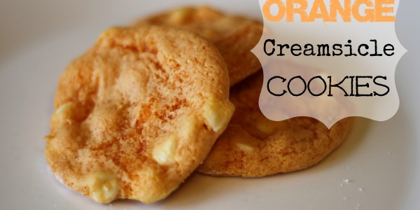 Orange creamsicle cookies from Carriethishome.com