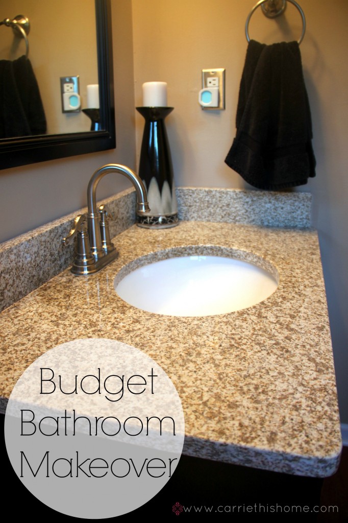 Budget Bathroom Makeover