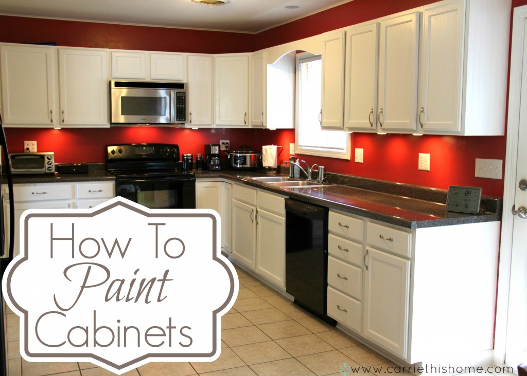 How to paint cabinets