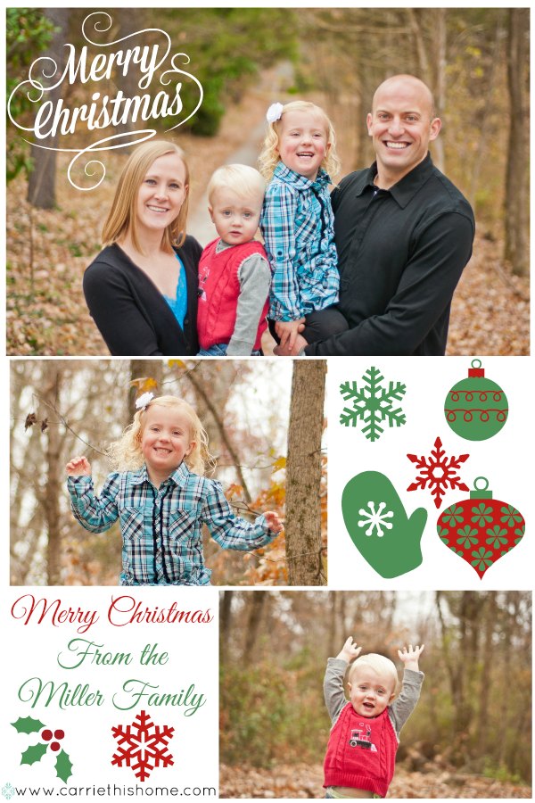 How To Make A Photo Collage Christmas Card