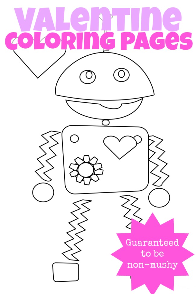 valentine coloring pages and activity - photo #3