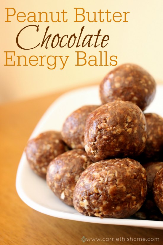 Peanut Butter Energy Balls. Must make these NOW!