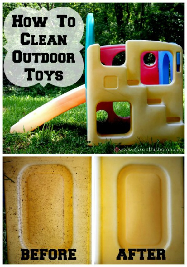 Easy Way To Clean Outdoor Toys