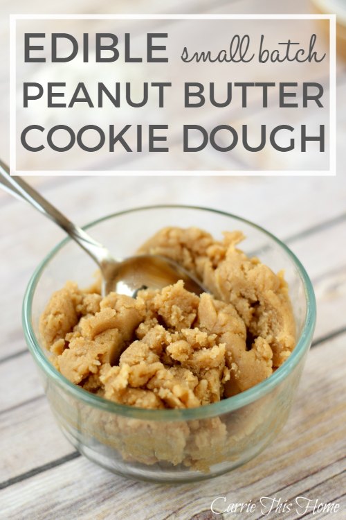 Healthy Edible Peanut Butter Cookie Dough