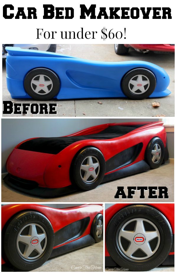 Car Bed Makeover for Under $60