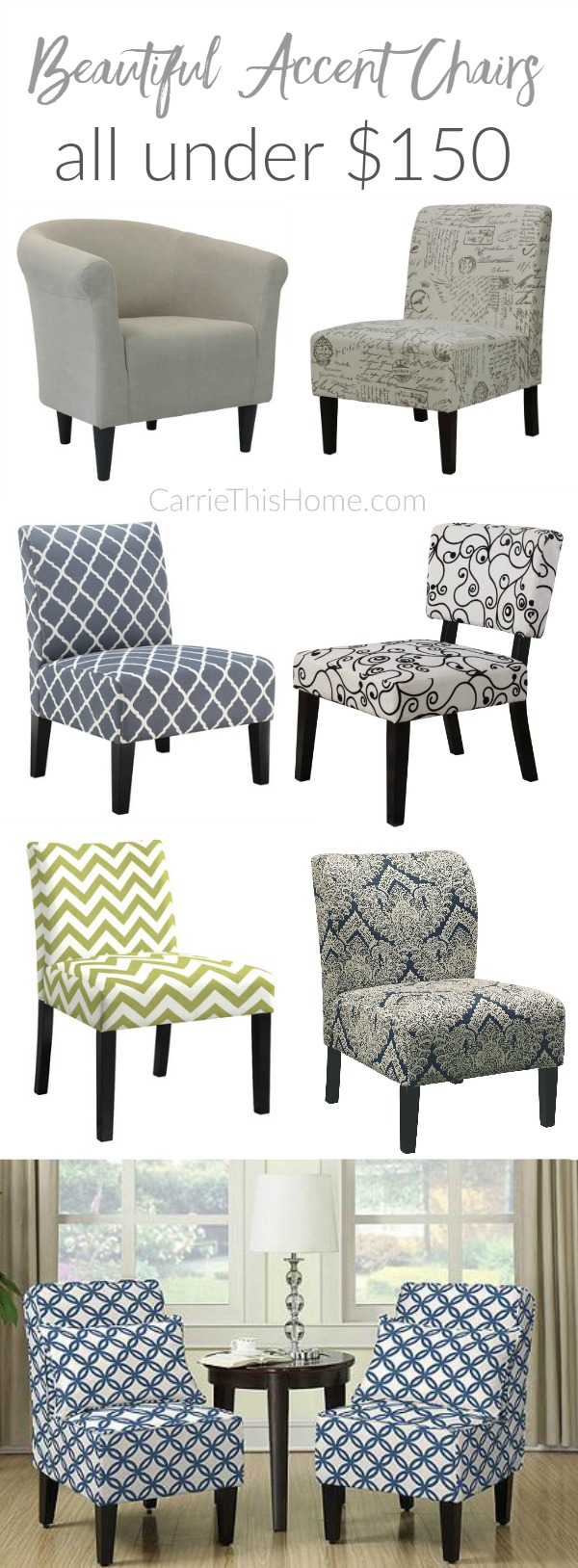 Beautiful Accent Chairs All Under 150 